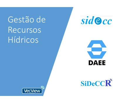 Gestão de recursos hídricos em mapa georreferenciado no VecView